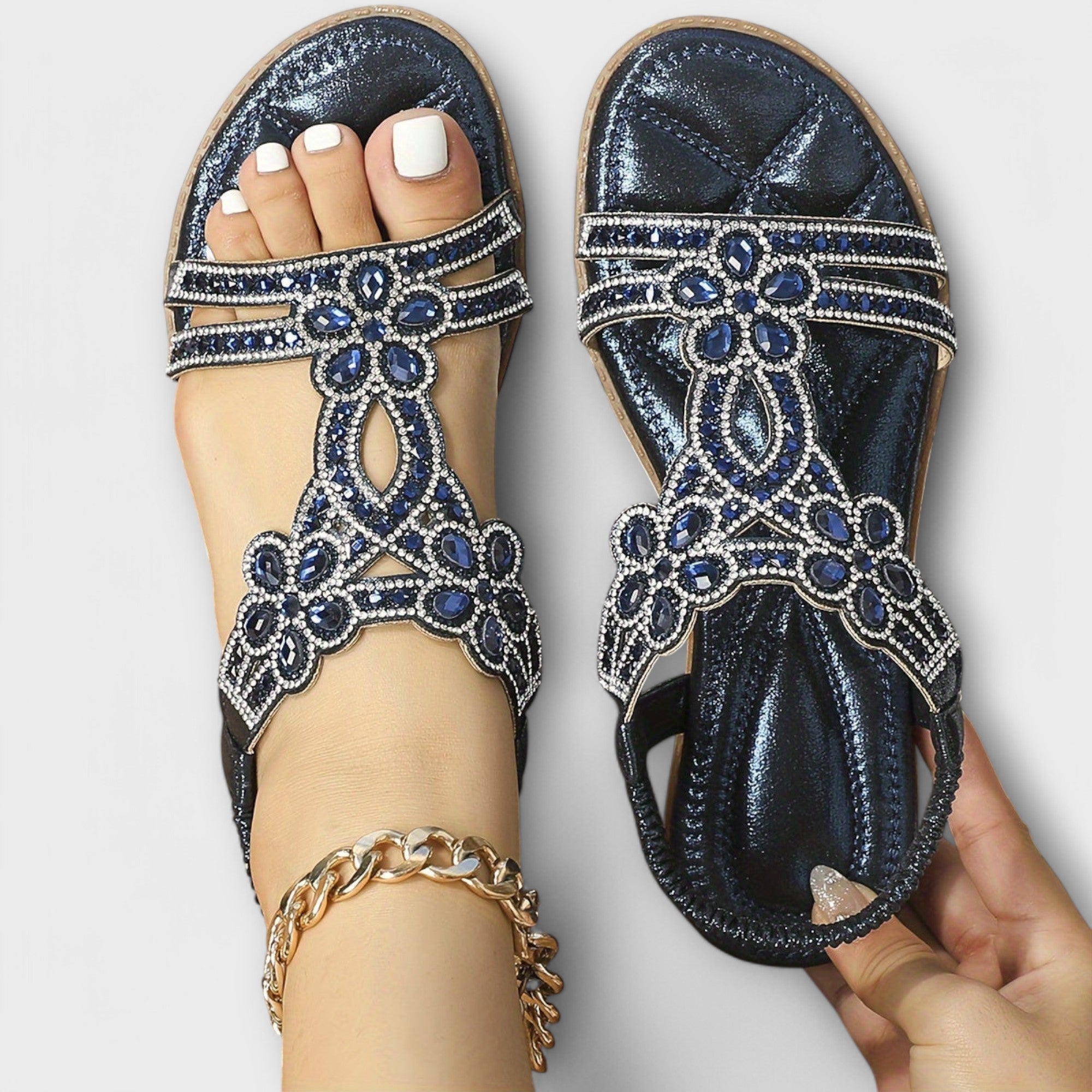 Rosalie - Ortopediska Sandaler i Boho Stil