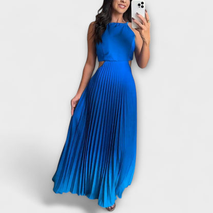 Haven - Stilig Rygglös Tie-Dye Maxi Klänning