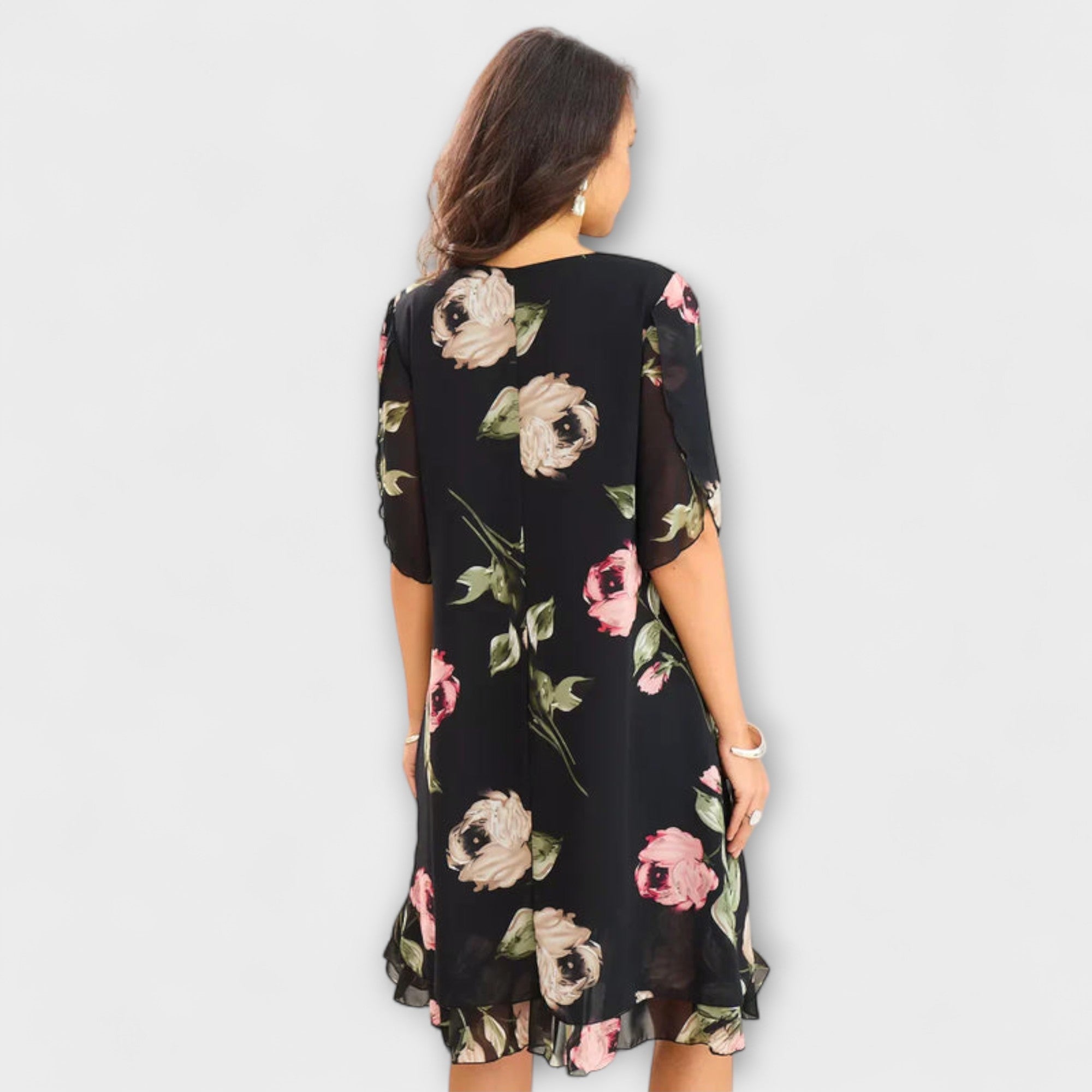 Melin - Elegant Chiffonklänning