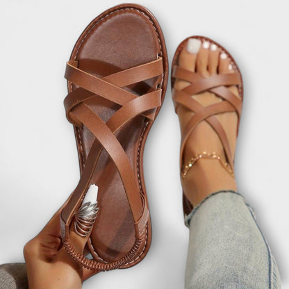 Deborah - Kvinno-sandaler med lätt korsrem