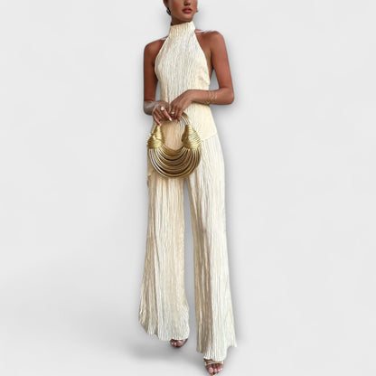 Pilarica - Elegant Plisserad Asymmetrisk Set